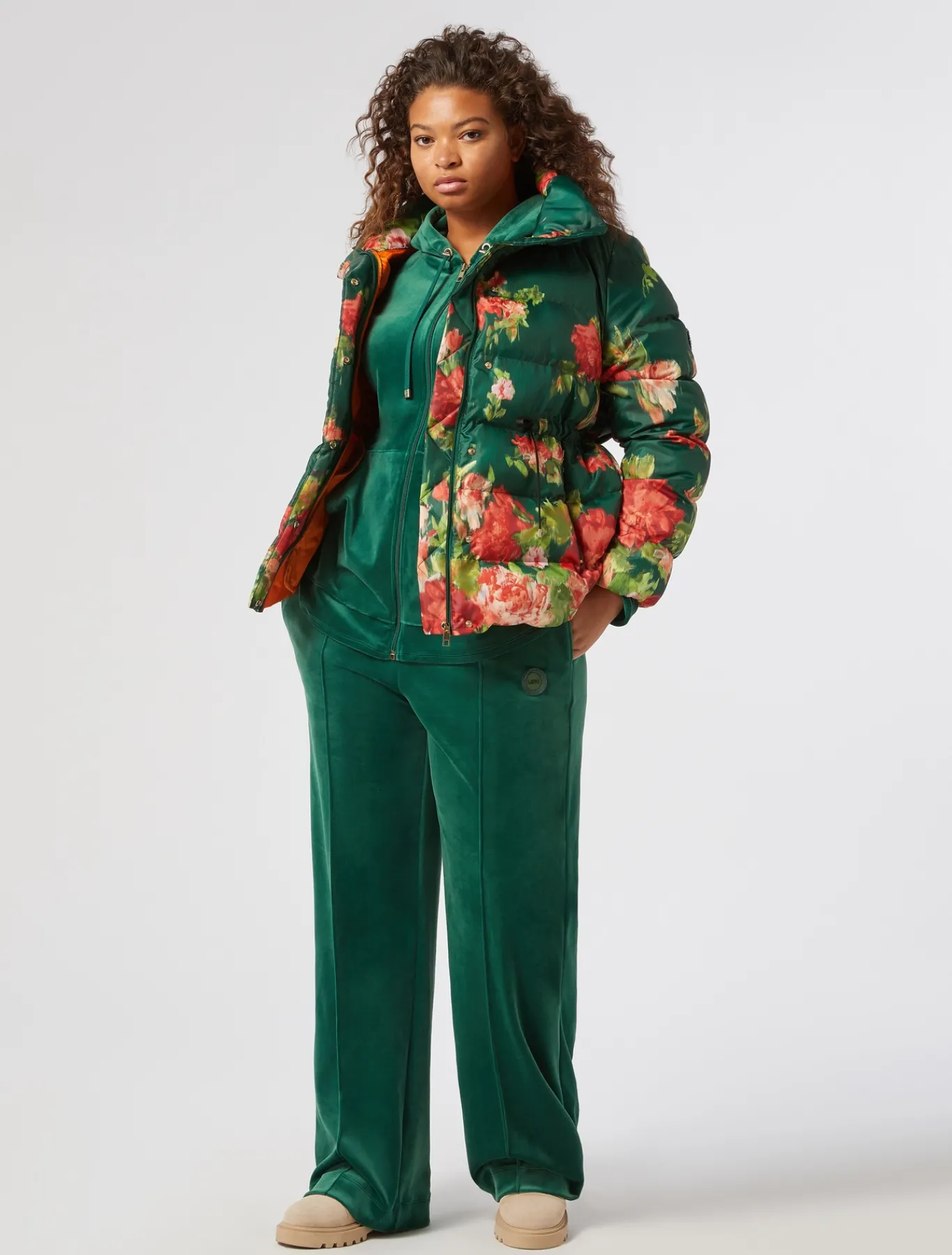 Marina Rinaldi Sweat-shirt en velours VERTFONCE' Best