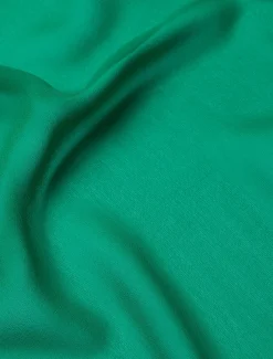 Marina Rinaldi Étole en georgette de soie VERT Clearance