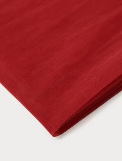 Marina Rinaldi Étole en tulle ROUGE Discount