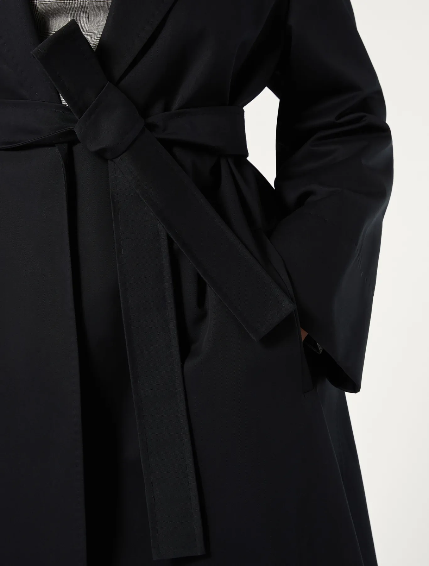 Marina Rinaldi Trench-coat en gabardine imperméable NOIR Fashion
