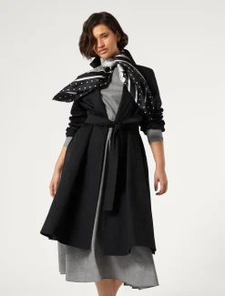 Marina Rinaldi Trench-coat en gabardine imperméable NOIR Fashion