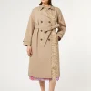 Marina Rinaldi Trench-coat surdimensionné en sergé imperméable SABLE Fashion