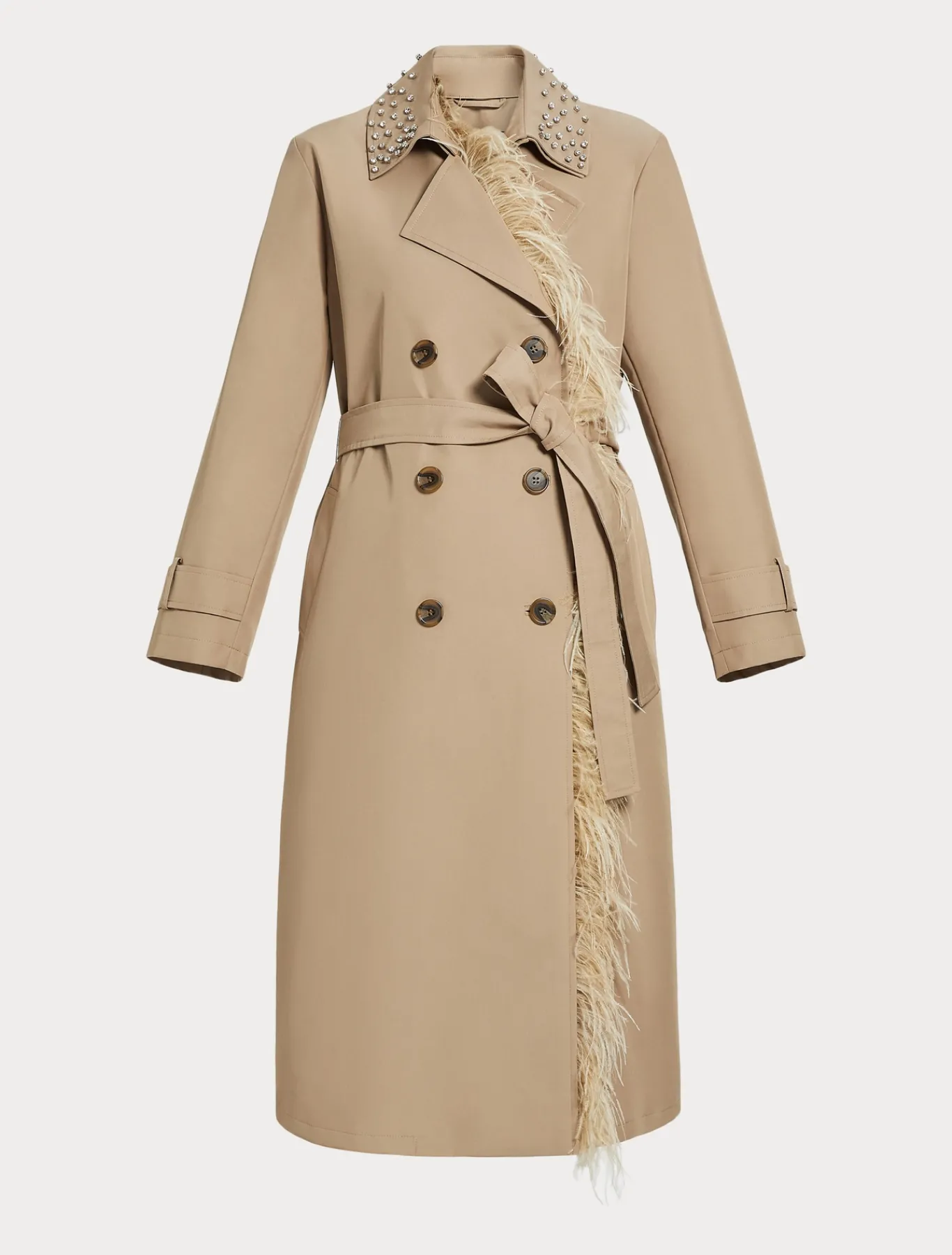 Marina Rinaldi Trench-coat surdimensionné en sergé imperméable SABLE Fashion