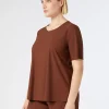 Marina Rinaldi T-shirt brodé en jersey CUIVRE Hot