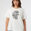 Marina Rinaldi T-shirt brodé en jersey BLANC Clearance