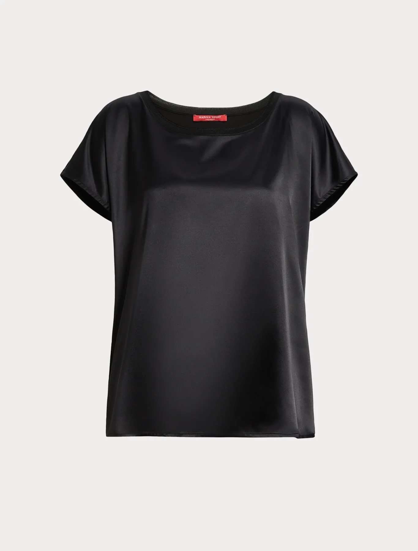 Marina Rinaldi T-shirt en crêpe de jersey NOIR New