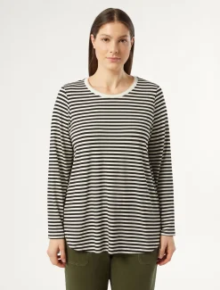 Marina Rinaldi T-shirt en jersey IVOIRE New