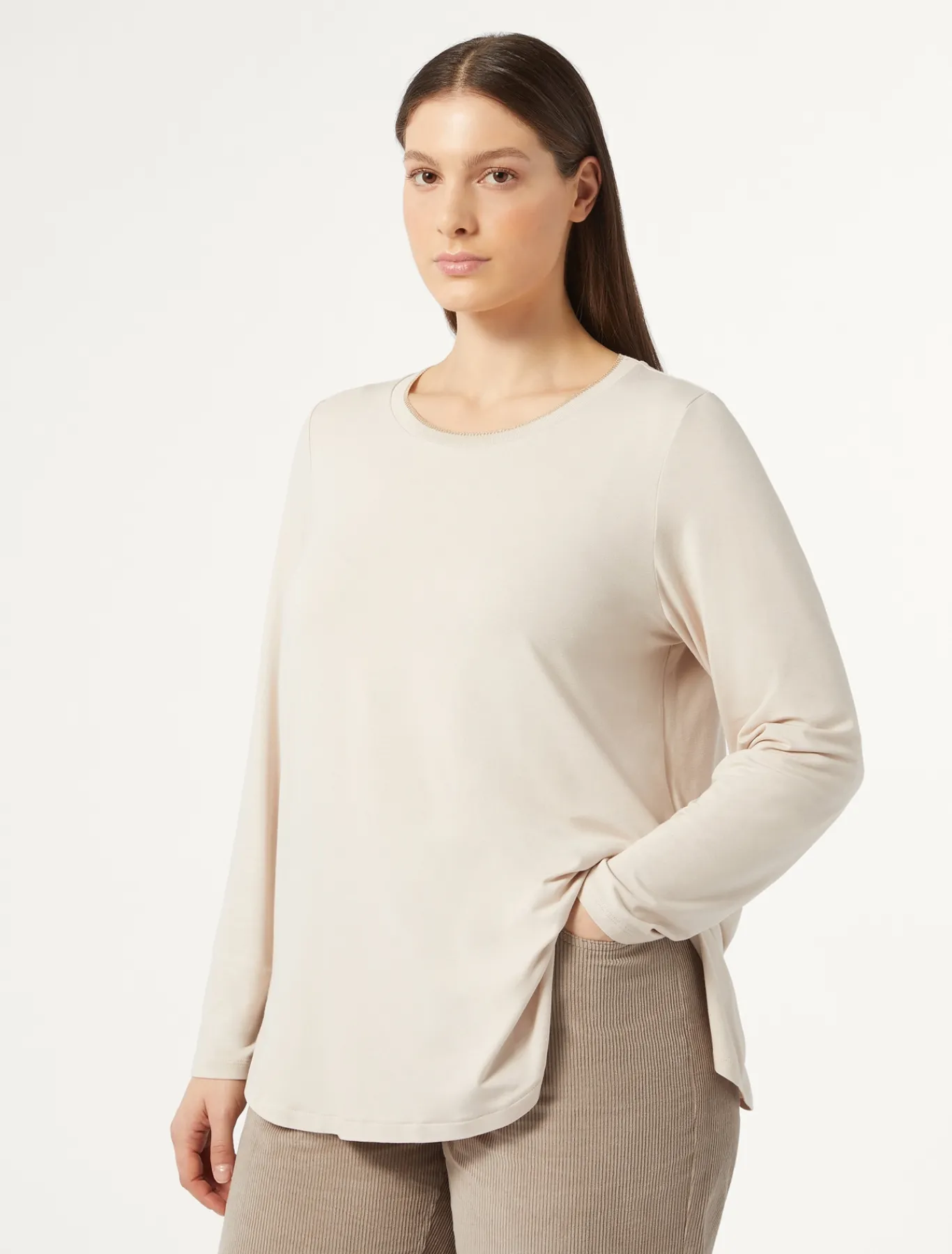Marina Rinaldi T-shirt en jersey BEIGE Best
