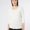 Marina Rinaldi T-shirt en jersey BLANC Fashion