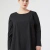 Marina Rinaldi T-shirt en jersey NOIR Fashion