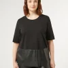 Marina Rinaldi T-shirt en jersey NOIR Best