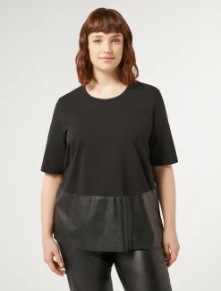 Marina Rinaldi T-shirt en jersey NOIR Best