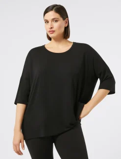 Marina Rinaldi T-shirt en jersey NOIR Fashion