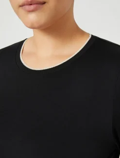 Marina Rinaldi T-shirt en jersey NOIR New