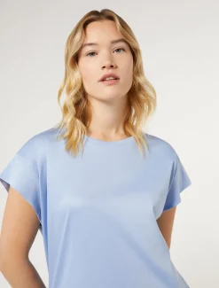 Marina Rinaldi T-shirt en jersey AZURE Outlet