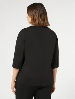 Marina Rinaldi T-shirt en jersey NOIR New