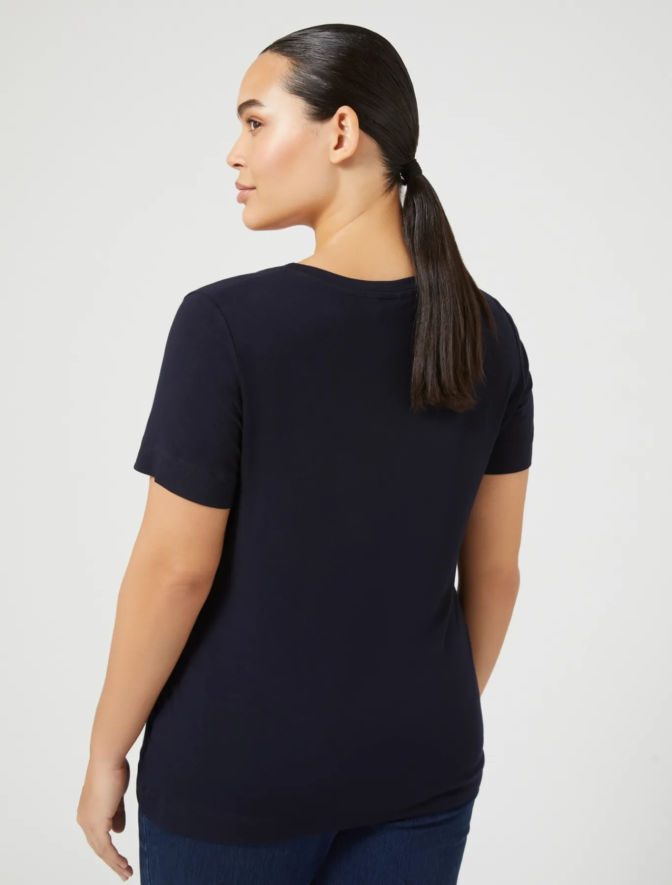 Marina Rinaldi T-shirt en jersey BLEUET Clearance