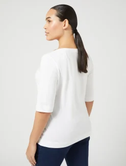 Marina Rinaldi T-shirt en jersey BLANCNEUTRE Sale