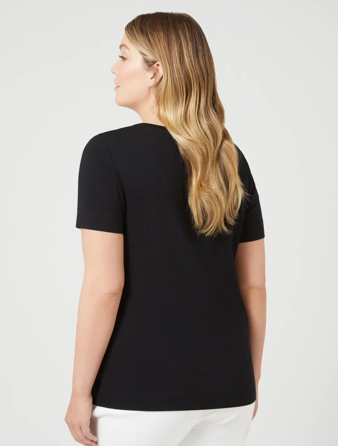 Marina Rinaldi T-shirt en jersey NOIR Outlet