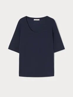 Marina Rinaldi T-shirt en jersey BLEUET Clearance