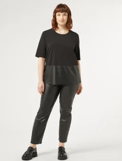 Marina Rinaldi T-shirt en jersey NOIR Best