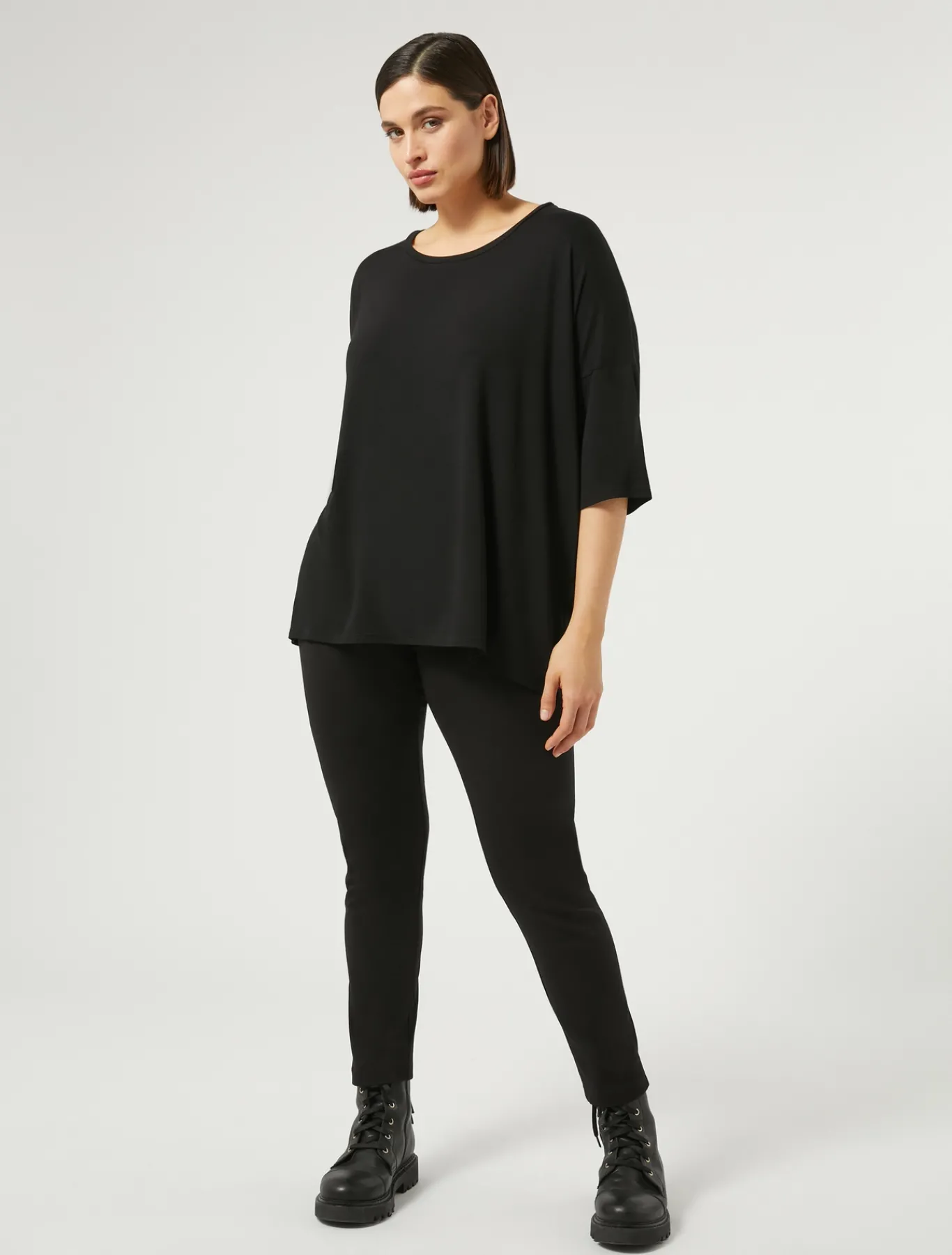 Marina Rinaldi T-shirt en jersey NOIR Fashion