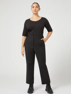 Marina Rinaldi T-shirt en jersey NOIR Hot