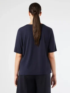 Marina Rinaldi T-shirt en jersey, acétate et soie BLEUMARINE Hot