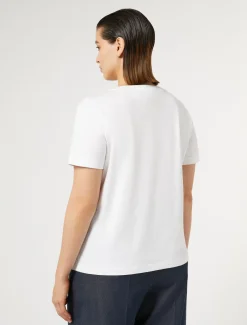 Marina Rinaldi T-shirt en jersey avec strass BLANCNEUTRE Best
