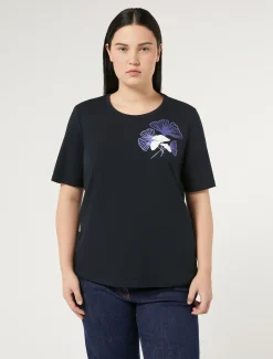 Marina Rinaldi T-shirt en jersey de coton stretch BLEUMARINE Best