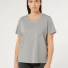 Marina Rinaldi T-shirt en jersey de coton GRISCLAIR Hot