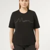 Marina Rinaldi T-shirt en jersey de coton stretch NOIR Fashion