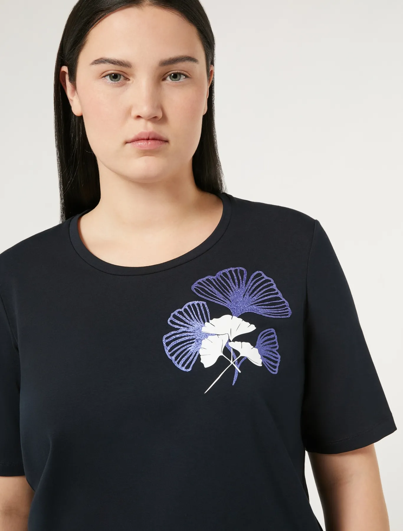 Marina Rinaldi T-shirt en jersey de coton stretch BLEUMARINE Best