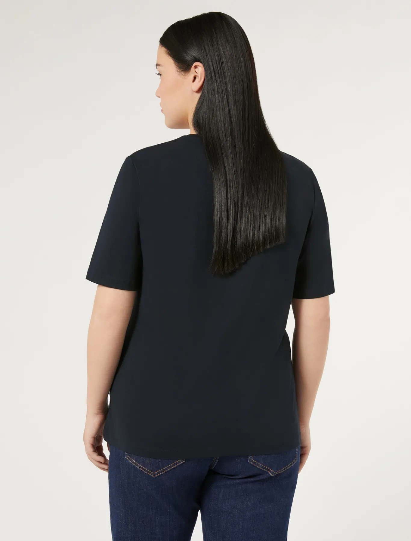 Marina Rinaldi T-shirt en jersey de coton stretch BLEUMARINE Best