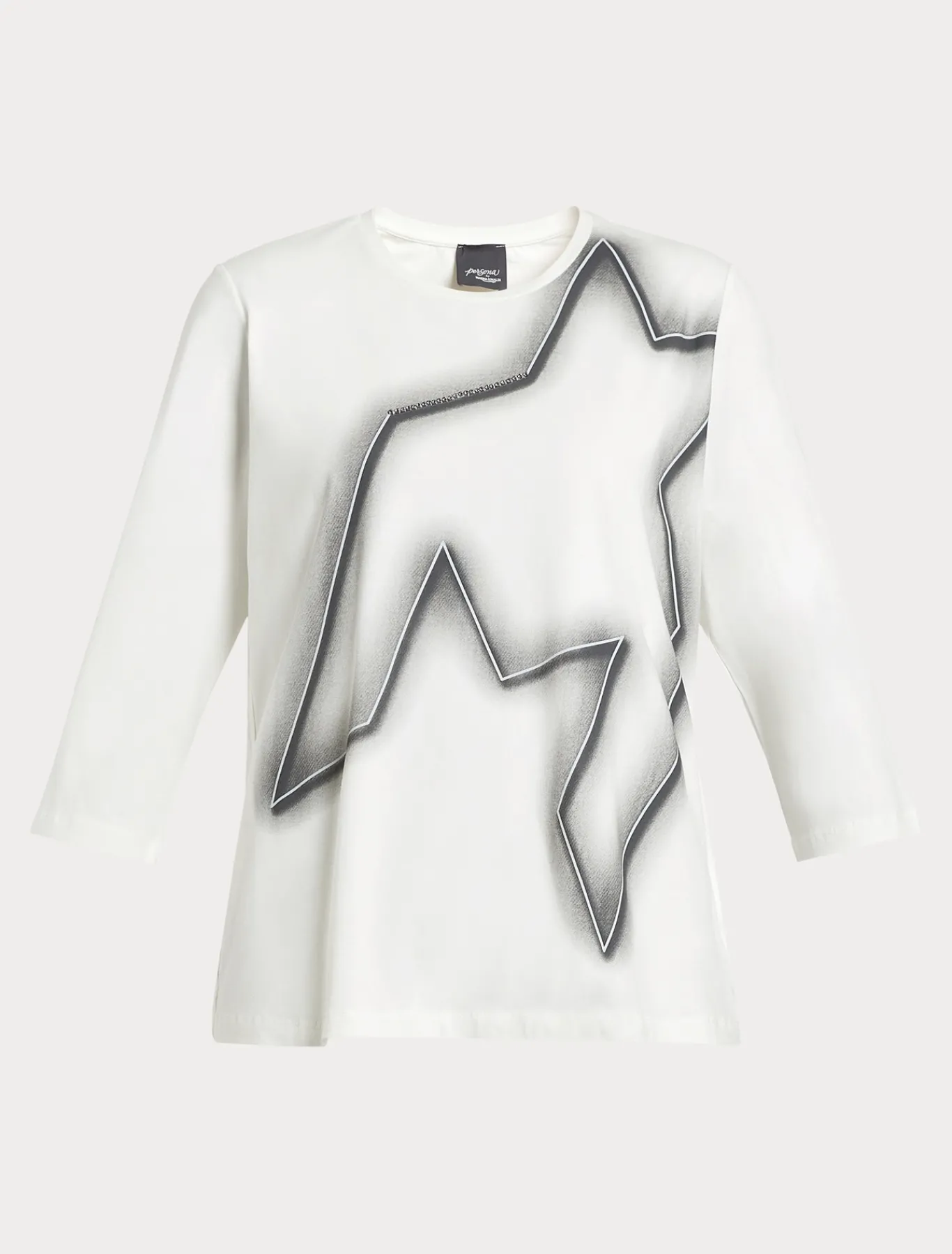 Marina Rinaldi T-shirt en jersey de coton stretch BLANC Best