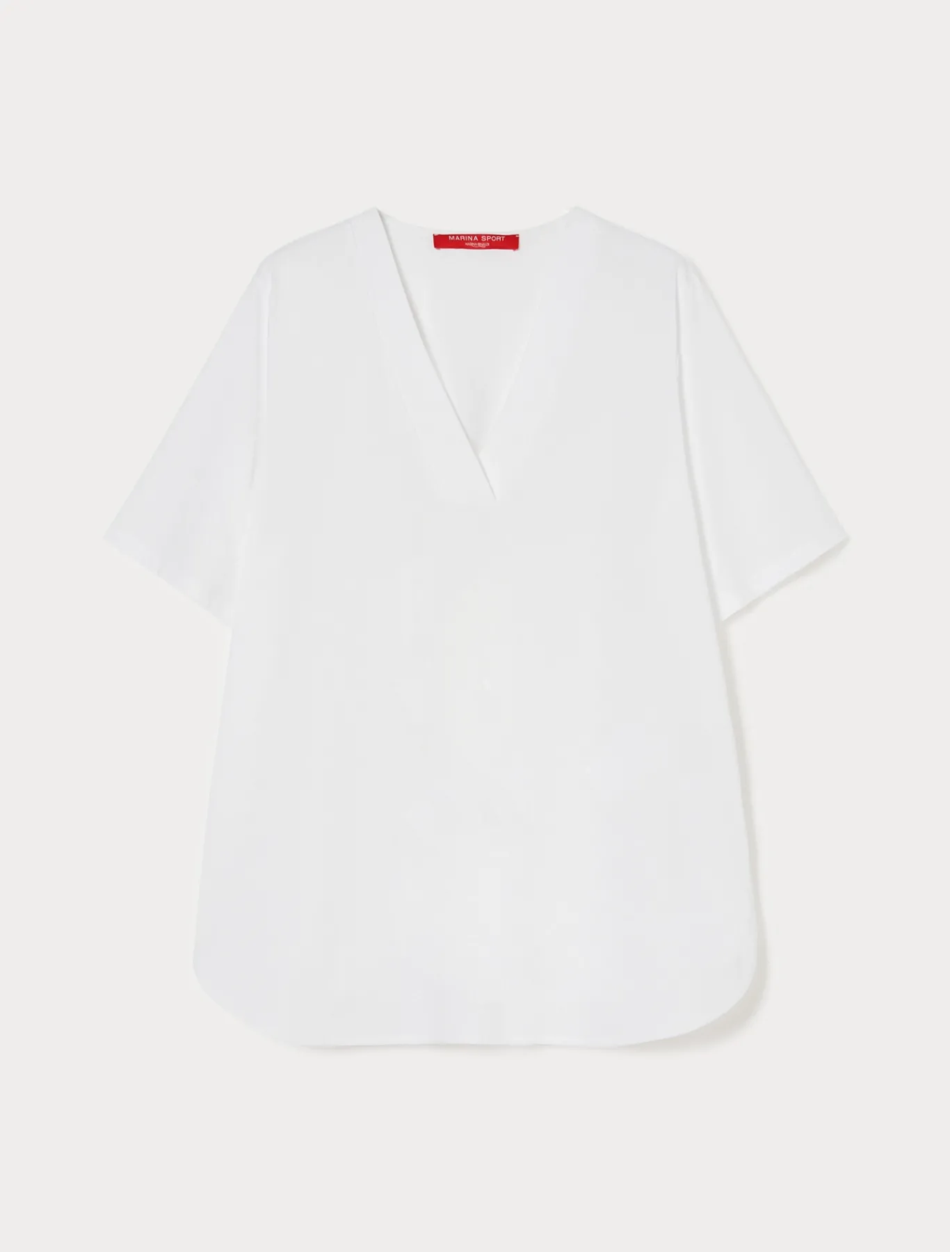 Marina Rinaldi T-shirt en jersey de coton BLANCNEUTRE Fashion