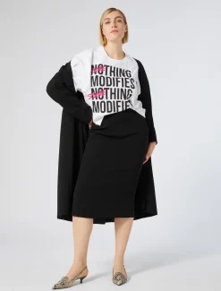 Marina Rinaldi T-shirt en jersey de coton BLANCNEUTRE Hot