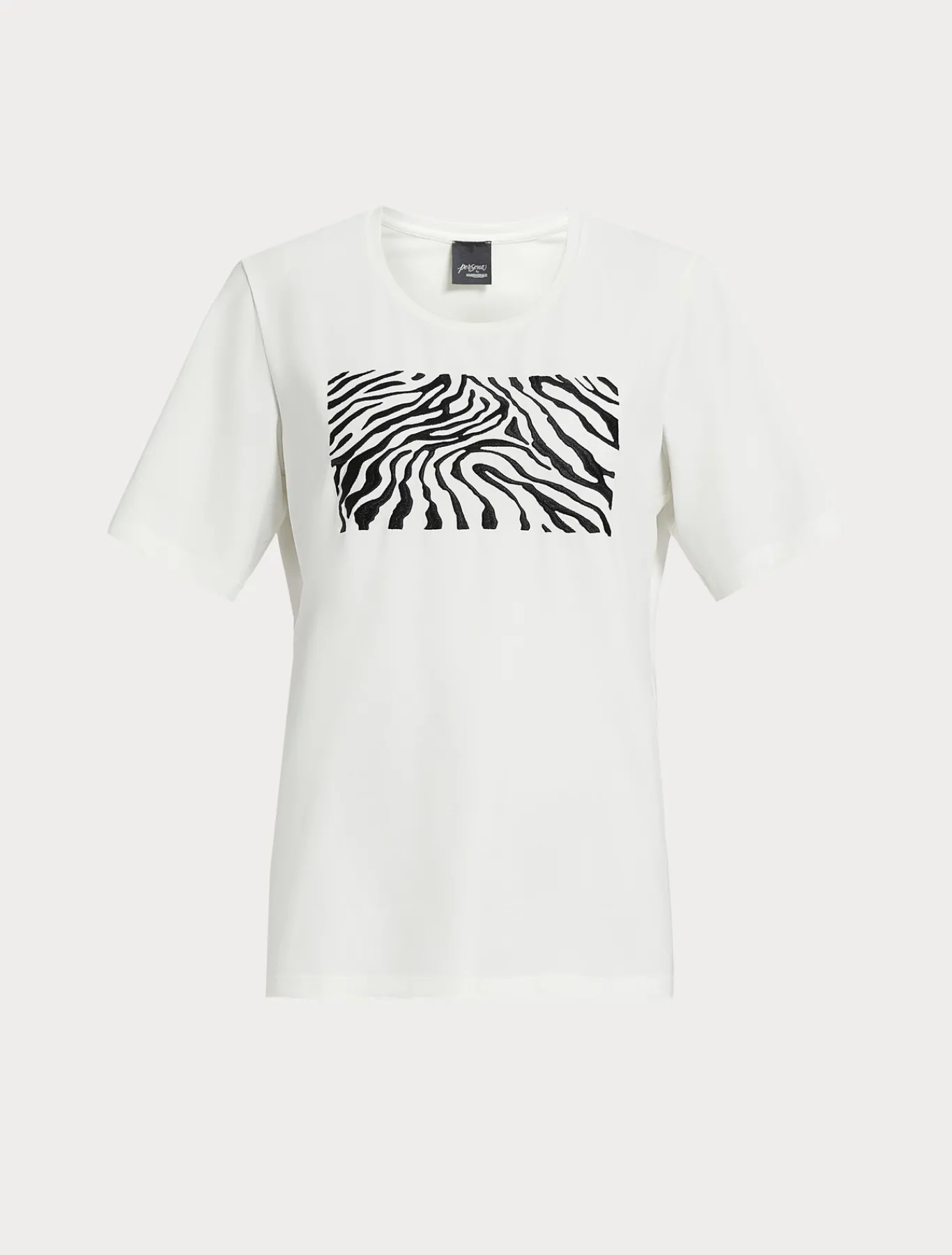 Marina Rinaldi T-shirt en jersey de coton stretch BLANC Best