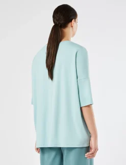 Marina Rinaldi T-shirt en jersey de viscose stretch VERTPASTEL Fashion