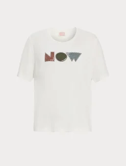 Marina Rinaldi T-shirt en jersey de viscose stretch BLANC Discount