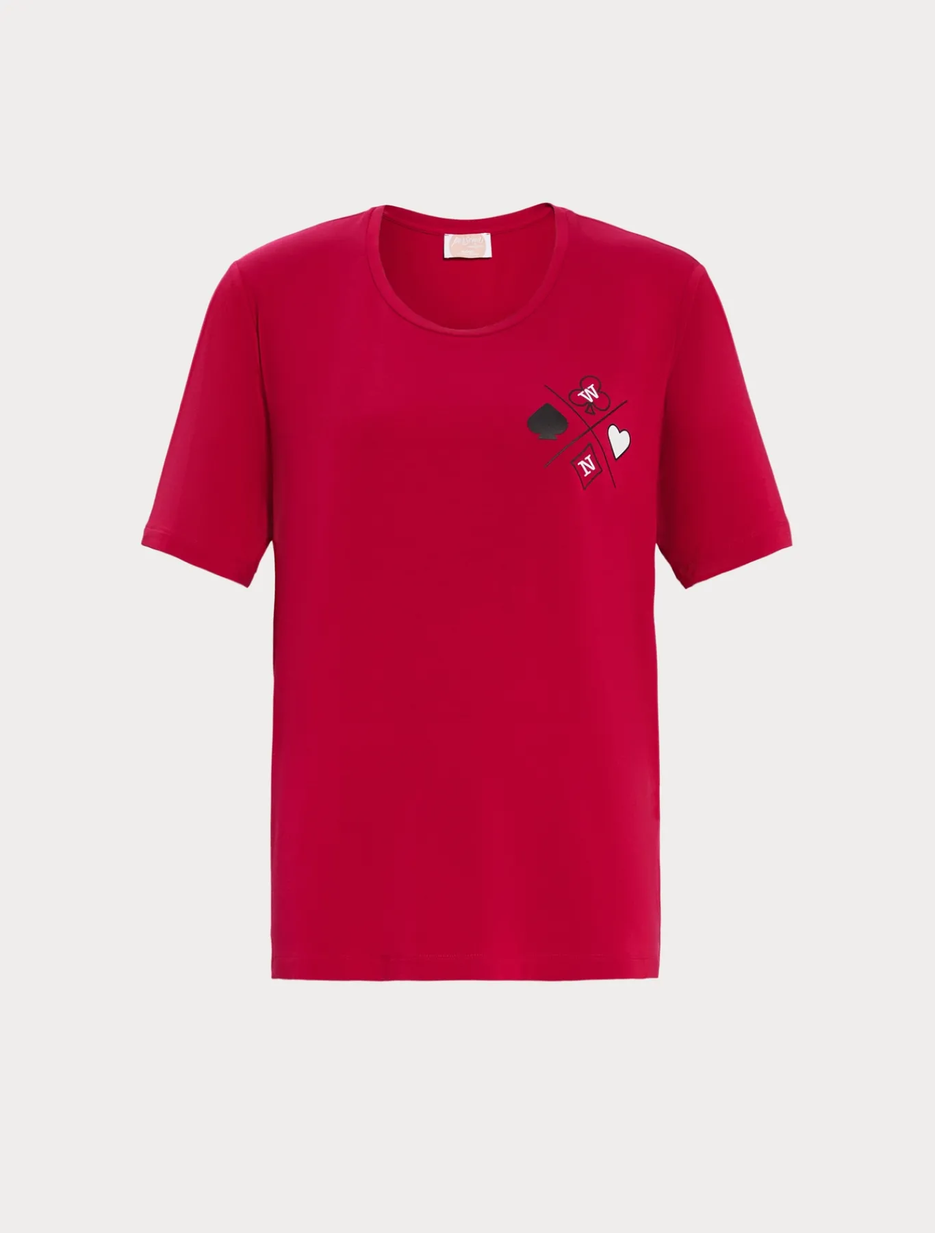 Marina Rinaldi T-shirt en jersey de viscose stretch ROUGE Outlet