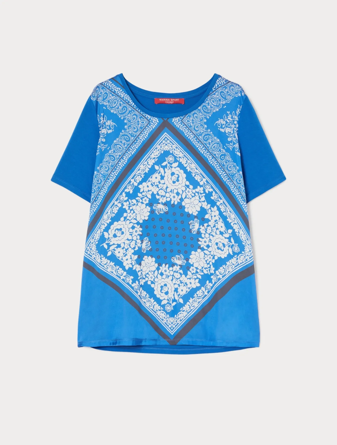 Marina Rinaldi T-shirt en jersey de viscose BLEUET Hot