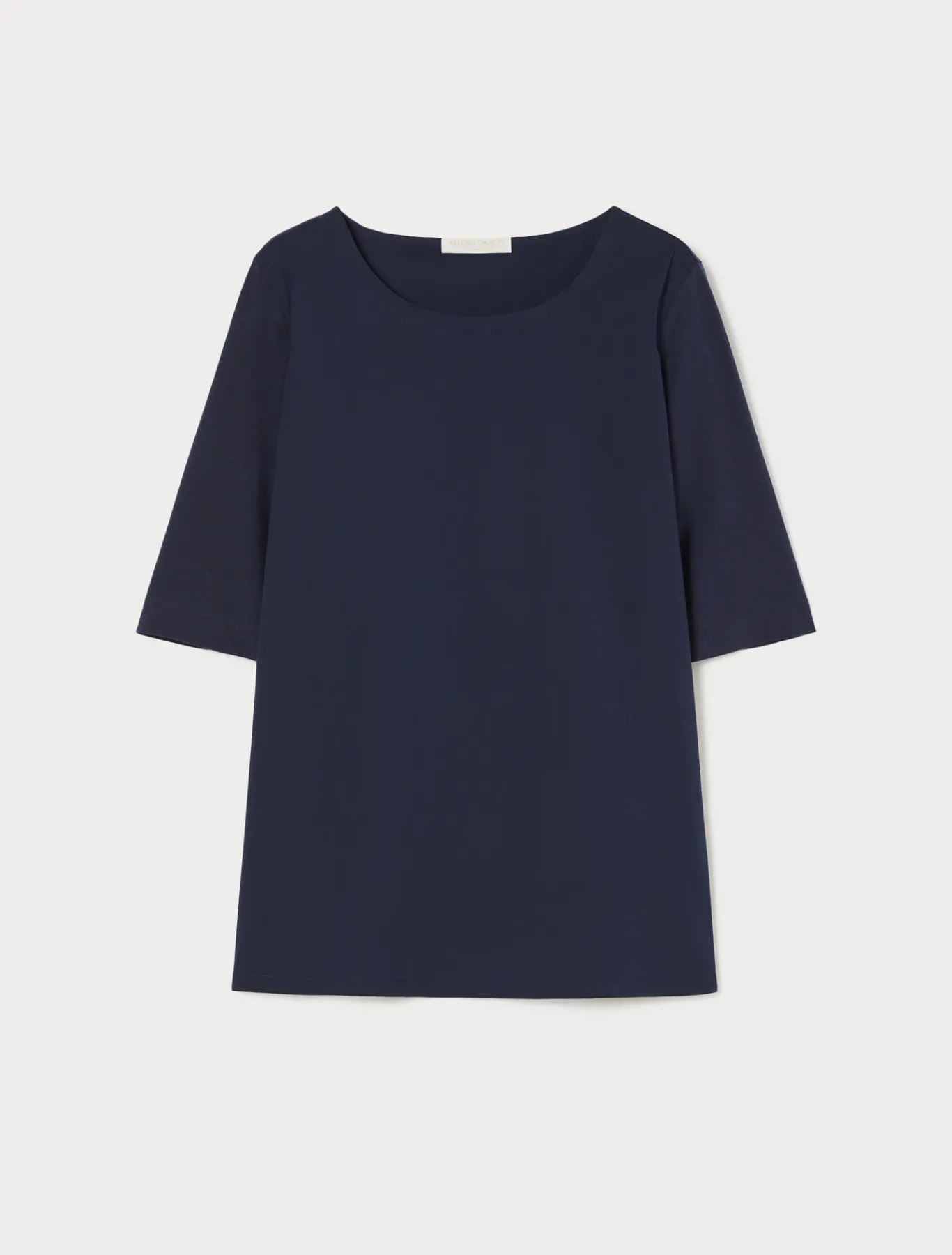 Marina Rinaldi T-shirt en jersey et popeline BLEUET Best