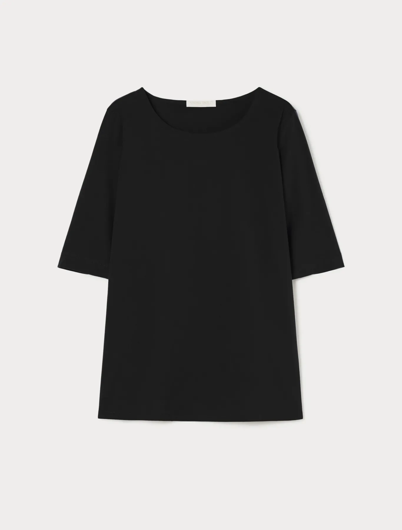 Marina Rinaldi T-shirt en jersey et popeline NOIR Sale