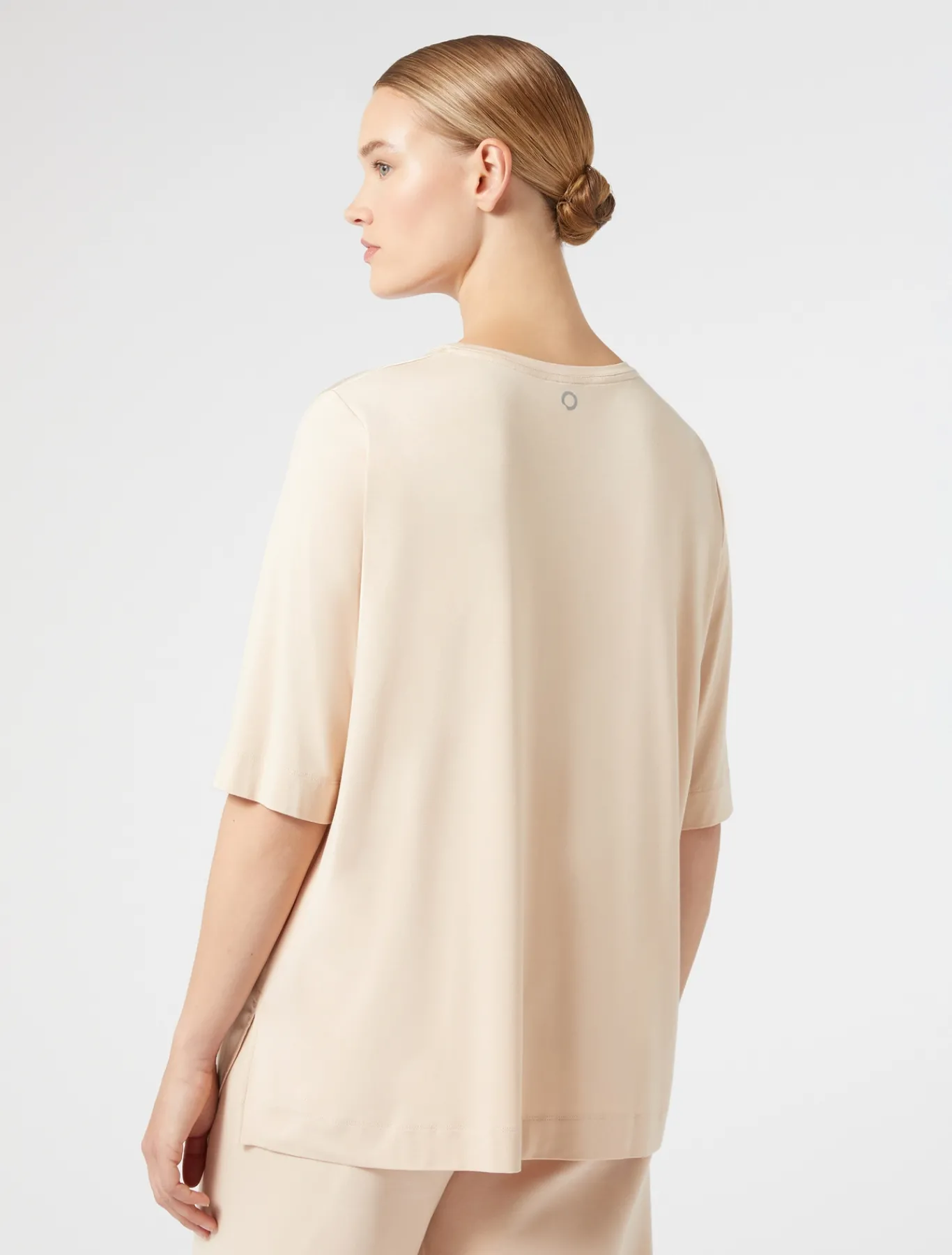 Marina Rinaldi T-shirt en jersey et satin ROSE Sale
