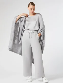 Marina Rinaldi T-shirt en jersey et satin GRISCLAIR Clearance