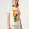 Marina Rinaldi T-shirt en jersey imprimé BLANC Outlet