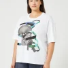 Marina Rinaldi T-shirt en jersey imprimé BLANCNEUTRE Discount