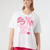 Marina Rinaldi T-shirt en jersey imprimé BLANCNEUTRE Fashion
