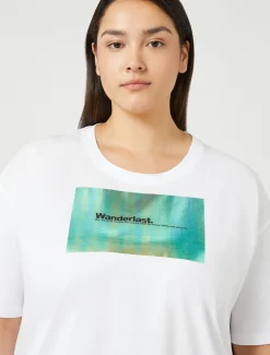 Marina Rinaldi T-shirt en jersey imprimé BLANCNEUTRE Online